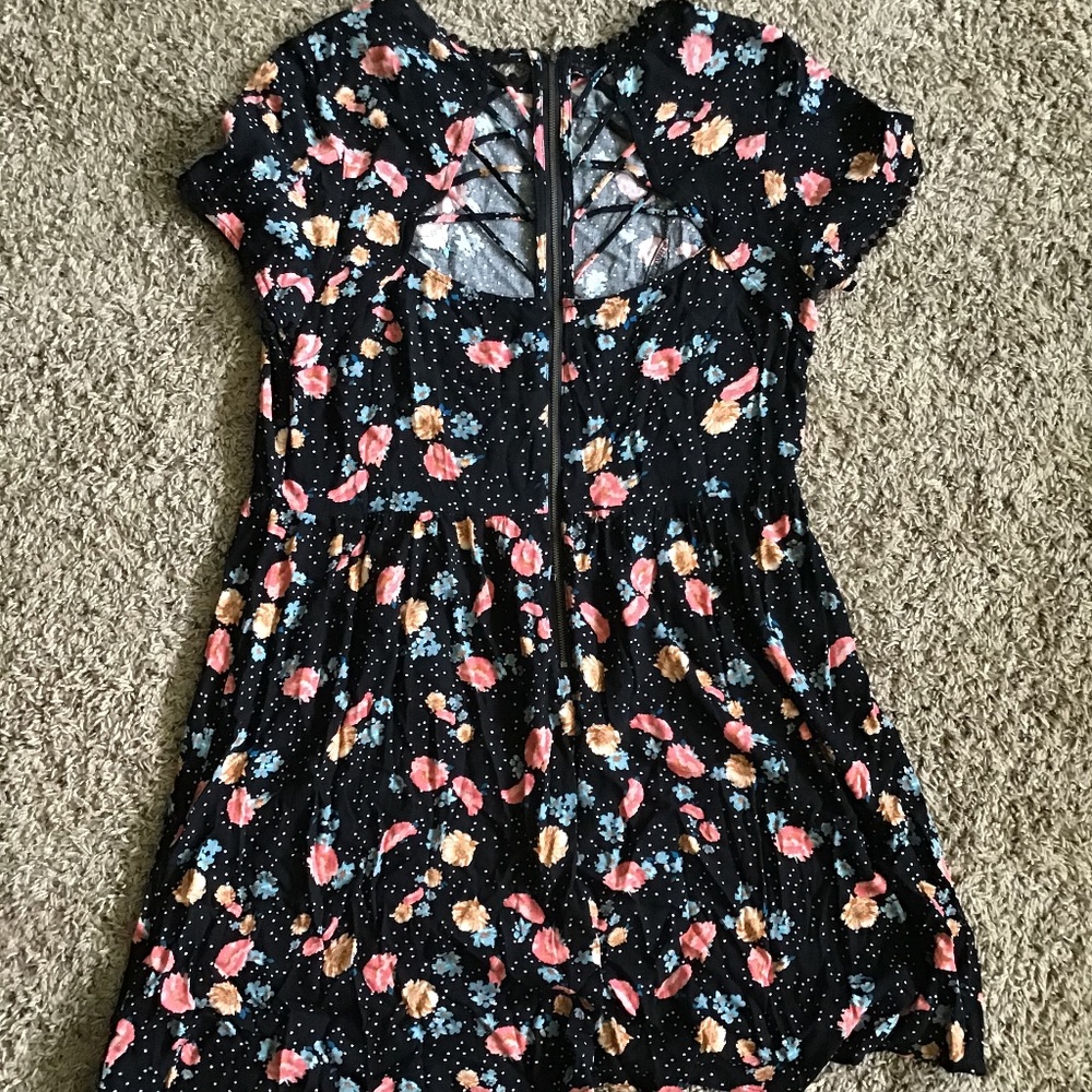 Black Floral Dress